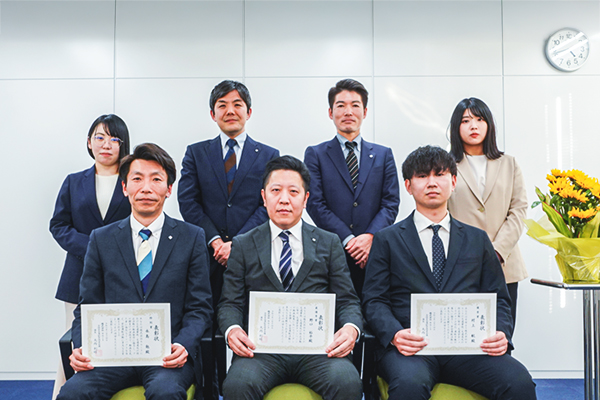 表彰式の様子